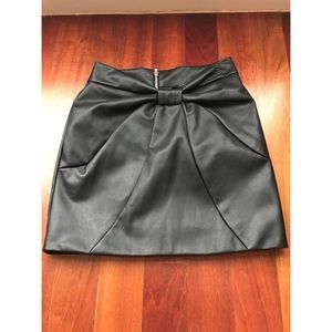 Nasty Gal leather mini skirt